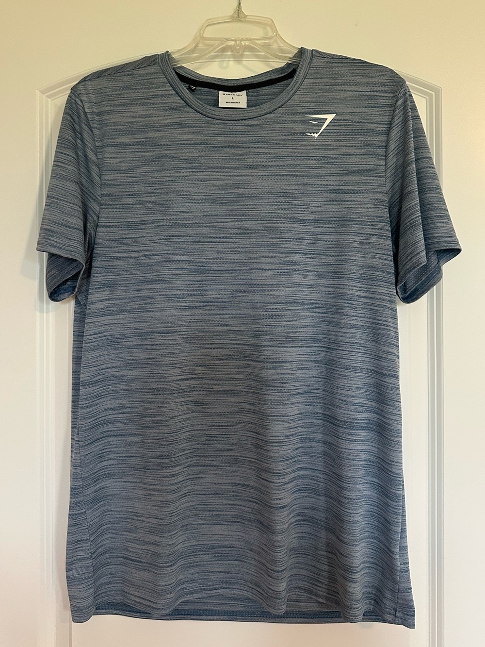 Gymshark Men's Heathered Grey Short Sleeve Training Tee